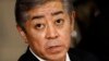 Japan's Defense Minister Takeshi Iwaya answers a reporter's question during a meeting with Acting Defense Secretary Patrick Shanahan at the Pentagon, April 19, 2019, in Washington. 