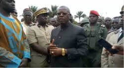 FILE - Governor Augustine Awah Fonka in Bangourain, Dec. 23, 2018. (Moki Edwkin Kindzeka/VOA)