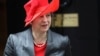 Britain's Prime Minister Theresa May leaves 10 Downing Street in London, March 12, 2018. 