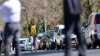 Mbuso Mandela, the grandson of Nelson Mandela, leaves the former South African president's Johannesburg home, September 2, 2013. Mandela returned to his home on Sunday where he will continue to receive intensive care after three months in hospital with a 
