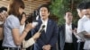 `존 케리 미 국무장관, 아베 일 총리 방북 자제 촉구'