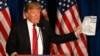 Republican presidential candidate Donald Trump speaks at a campaign stop in Portland, Maine, March 3, 2016.