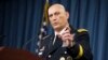 Outgoing Army Chief of Staff Gen. Ray Odierno speaks during his final news briefing at the Pentagon, Aug. 12, 2015. 