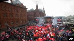 Марш проти Майдану, Москва, 21 лютого 2015 р. 