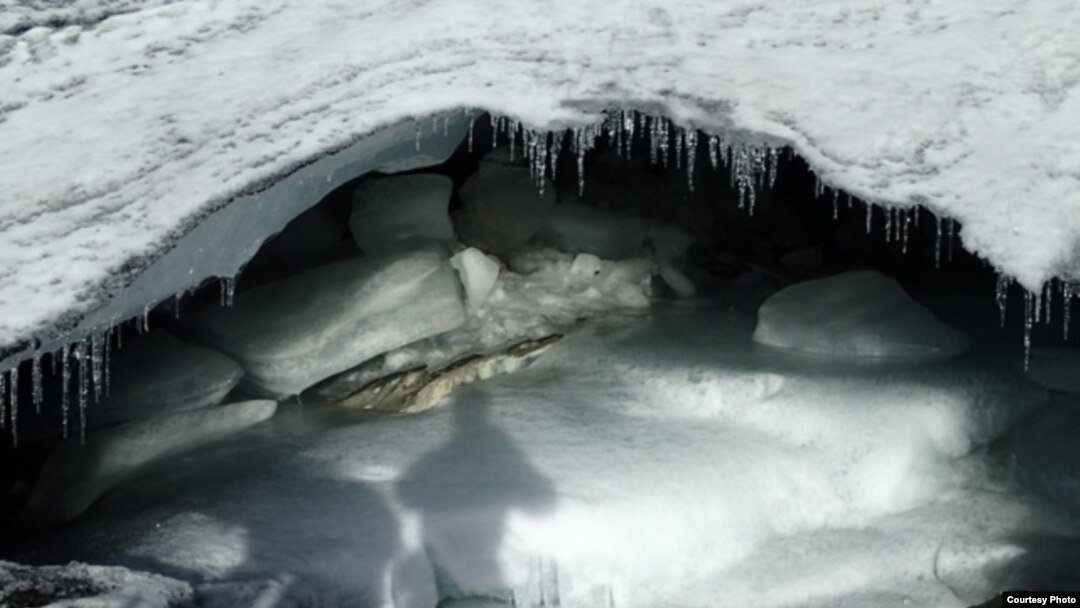Glacier at Uganda’s Rwensori Mountains