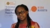  Divina Maloum of Cameroon, joint winner of the 2019 Children's Peace Prize with climate change activist Greta Thunberg, poses for a picture prior to the award ceremony in The Hague, Netherlands, Nov. 20, 2019.