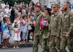 Марш захисників України, Київ, 24 серпня 2020 (Reuters)
