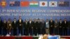 Trade ministers of 16 countries from the Asia-Pacific region stand for a group photo during the Regional Comprehensive Economic Partnership (RCEP) ministerial meeting in Hanoi, Vietnam on Monday, May 22, 2017. The ministers gather in Hanoi to