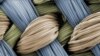 Tiny interwoven fibers make up the three-dimensional fabric “scaffold” into which a strong, pliable hydrogel is integrated and injected with stem cells, forming a framework for growing cartilage. (Photo courtesy of Frank Moutos and Farshid Guilak)