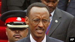 FILE - Rwandan president Paul Kagame during a conference in Nairobi, Kenya.