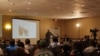 A group of Eritreans gathered at an event in Alexandria, Virginia, May 28, 2016, to share stories about the journalists and advocate for their release.