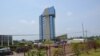 FILE - A photo shows the headquarters building of the Economic and Monetary Community of Central African States (CEMAC), in Libreville, Gabon, June 12, 2013. 