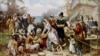 The First Thanksgiving by Jean Leon Gerome Ferris. 
