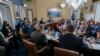 The House Rules Committee begins work on President Joe Biden's sweeping domestic agenda, the Build Back Better Act, at the Capitol in Washington, Nov. 3, 2021.