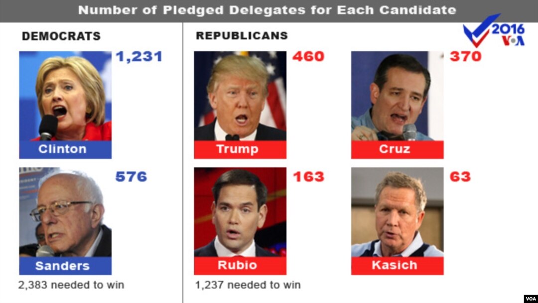Delegate count