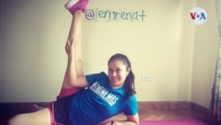 Vivian es entrenadora física y está cumpliendo uno de sus grandes sueños: hacer ejercicio casi diariamente y contagiar de esta disciplina a sus seguidores en Instagram.