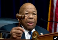 FILE - House Oversight and Reform Committee Chair Elijah Cummings, D-Md., speaks during a House Oversight Committee hearing on Capitol Hill in Washington, March 14, 2019.