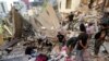 Lebanese soldiers search for survivors after a massive explosion in Beirut, Lebanon, Aug. 5, 2020.