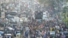 Supporters of the Pakistan Peoples Party (PPP) attend a campaign rally in Karachi on Feb. 5, 2024, ahead of the national elections.