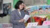 Taiwanese President Tsai Ing-wen waits to cast her ballot at a polling station, Saturday, Nov. 24, 2018, in Taipei, Taiwan. 