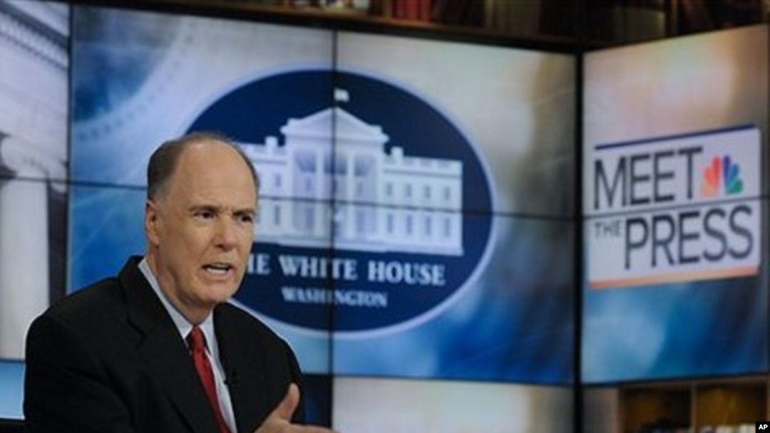 In this May 7, 2011 photo provided by NBC News, White House National Security Adviser Tom Donilon appears on NBC's 'Meet the Press' in Washington.