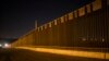 A portion of the new steel border fence stretches along the US-Mexico border in Sunland Park, New Mexico, March 30, 2017. This fencing just west of the New Mexico state line was planned and started before President Donald Trump's election.