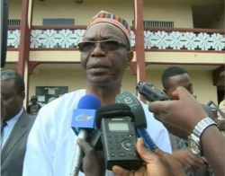 FILE - Governor Deben Tchoffo, Nov. 5, 2018. (Moki Edwin Kindzeka/VOA)