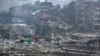 中国天津滨海新区开发区集装箱码头8.12大爆炸现场