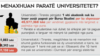 Graphics about universities in Albania