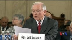 Міністр юстиції США Сешнс дає свідчення у справі втручання Росії в американські вибори. Відео