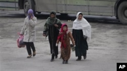 Phụ nữ trong thủ đô Kabul, Afghanistăn 