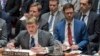 British Deputy Ambassador to the United Nations Jonathan Allen speaks during a Security Council meeting on the situation between Britain and Russia, March 14, 2018, at U.N. headquarters.