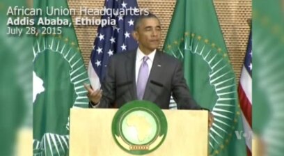 Obama Remarks on Term Limits During AU Speech