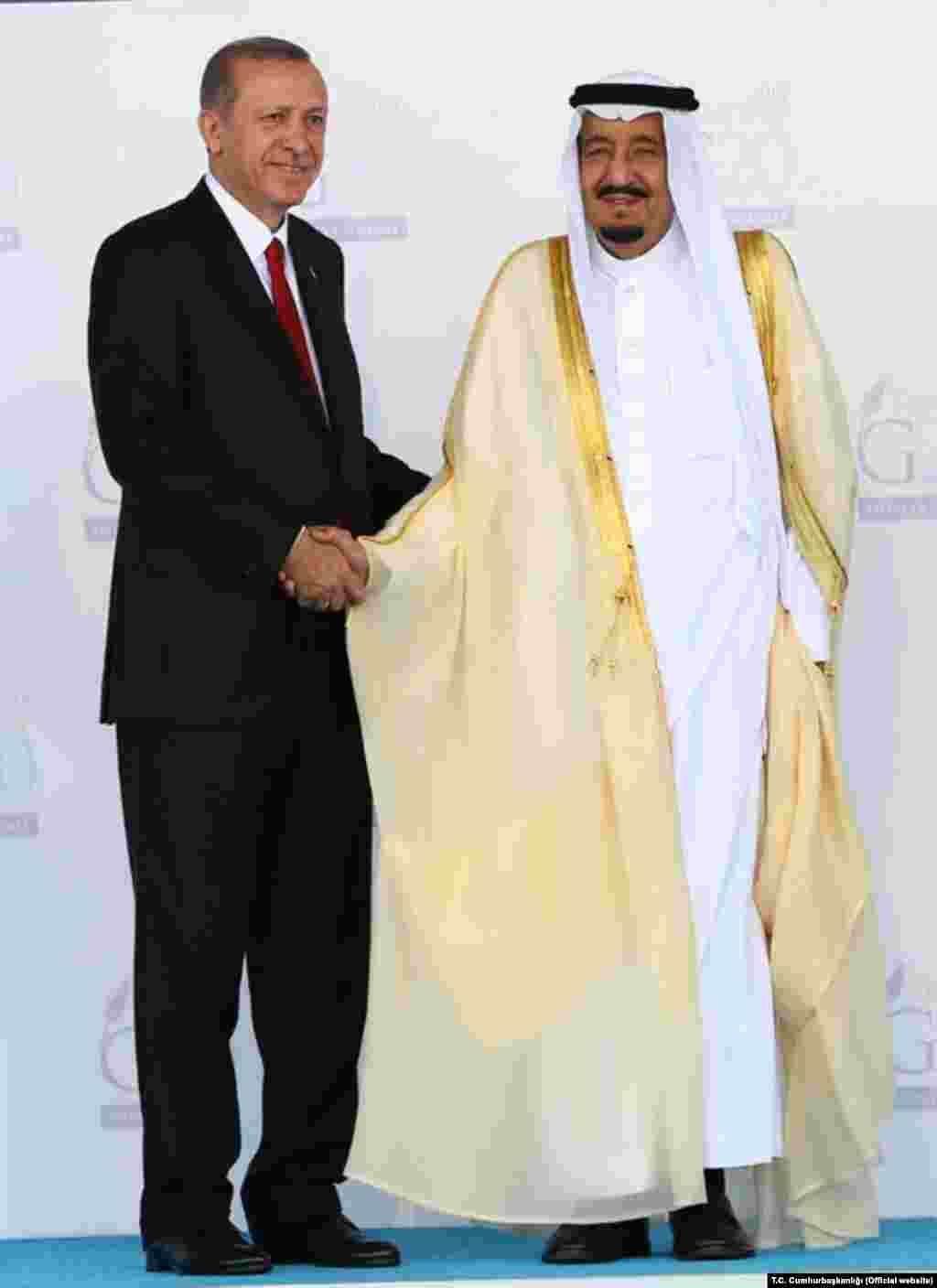 Erdog'an Saudiya Arabistoni qiroli Salmon bilan