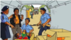 Imagem de cartaz contra o abuso de crianças (Rede Came, Moçambique)