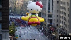 Парад Macy's з нагоди Дня подяки на нью-йоркському Мангеттені. Листопад, 2015р.