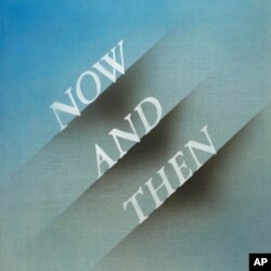 The Beatles "Now And Then" / "Love Me Do" double A-side single cover art. (Business Wire)