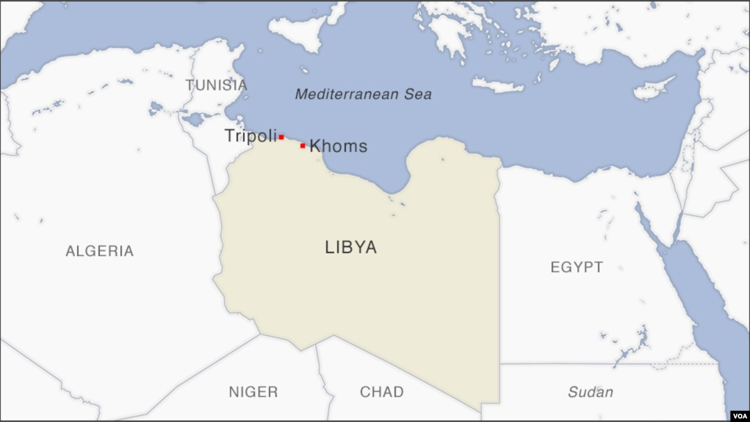 Map of Libya 