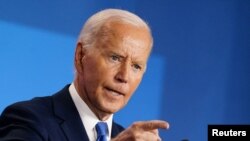 Президент США Джо Байден проводить пресконференцію під час 75-річчя саміту НАТО у Вашингтоні, США, 11 липня 2024 р. REUTERS
