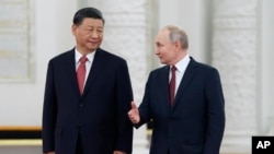 Президент Китаю Сі Цзіньпін та президент РФ Володимир Путін