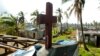 A church building damaged by Cyclone Idai in a neighbourhood in Beira, Mozambique, March, 27, 2019. 