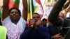 FILE - Ethiopian migrants, all members of the Oromo community of Ethiopia living in Malta, protest in Valletta against the Ethiopian regime's plan to evict Oromo farmers to expand Ethiopia's capital, Addis Ababa, Dec. 21, 2015.