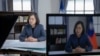 台湾总统蔡英文2021年5月10日对哥本哈根民主峰会发表视频演说(台湾总统府提供）