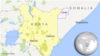 Map showing location of Gedo, Somalia