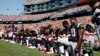 Trump Again Denounces Football Players' 'Disgraceful' Protests