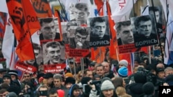 Хода пам’яті Нємцова в Москві