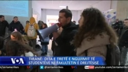 Tiranë: Vazhdon protesta e studentëve