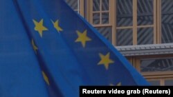 Cờ EU tại Brussels, Bỉ