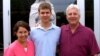 This photo of Benjamin Stassen and his parents Alice and Jay was taken shortly before his suicide. His parents are trying to get into various social media and email accounts to find clues as to why he took his life. (Courtesy Alice and Jay Stassen)