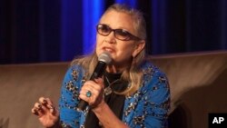 Carrie Fisher a Chicago, Aug. 21, 2016.